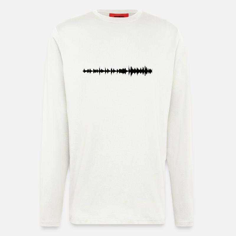 Waveform - Langarmshirt - made by SPREAD  - OFF WHITE