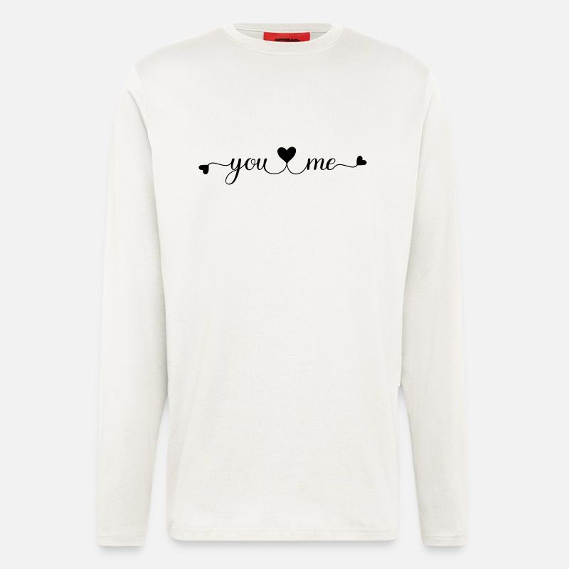 You and Me - Langarmshirt - made by SPREAD - OFF WHITE