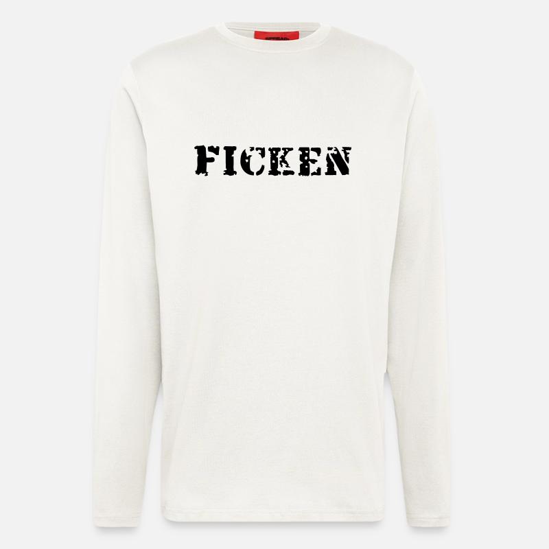 ficken - Langarmshirt - made by SPREAD  - OFF WHITE