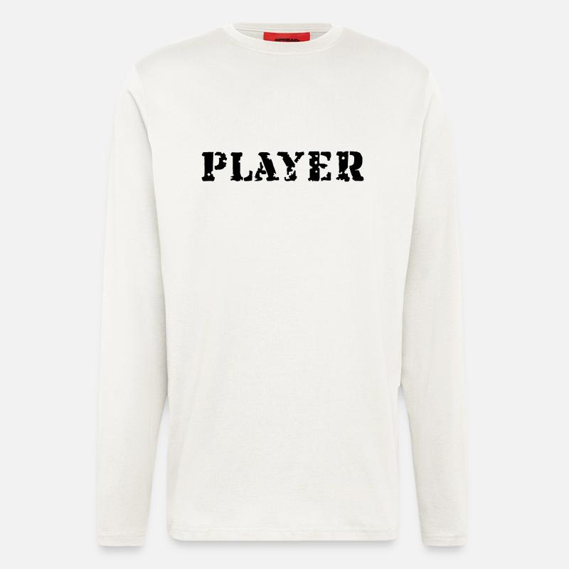 Player - Langarmshirt - made by SPREAD  - OFF WHITE