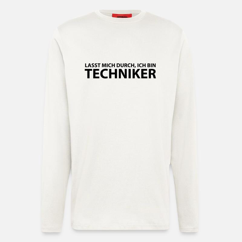 techniker - Langarmshirt - made by SPREAD  - OFF WHITE