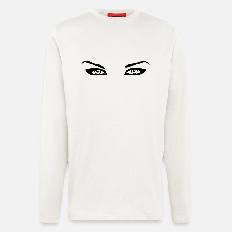 Eyes - Langarmshirt - made by SPREAD  - OFF WHITE