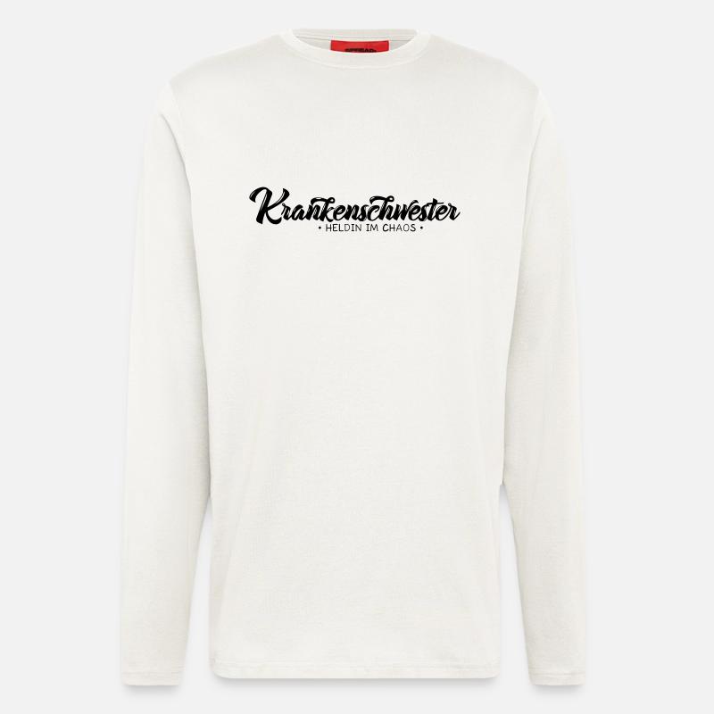 Krankenschwester - Langarmshirt - made by SPREAD  - OFF WHITE