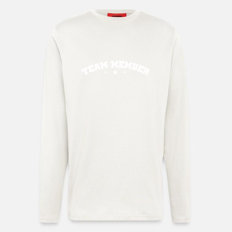 Team Mitglied - Langarmshirt - made by SPREAD  - OFF WHITE