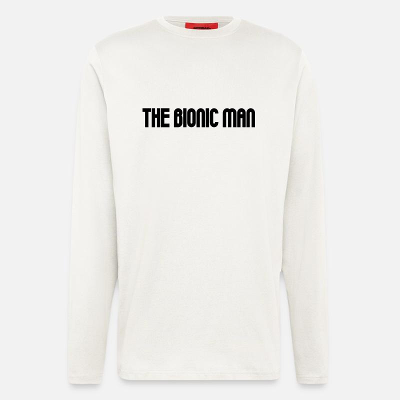 Bionic Man - Manches longues bio décontracté fabriqué en UE - OFF WHITE