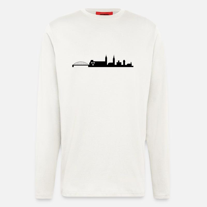 Skyline Moosburg 2 - Langarmshirt - made by SPREAD  - OFF WHITE