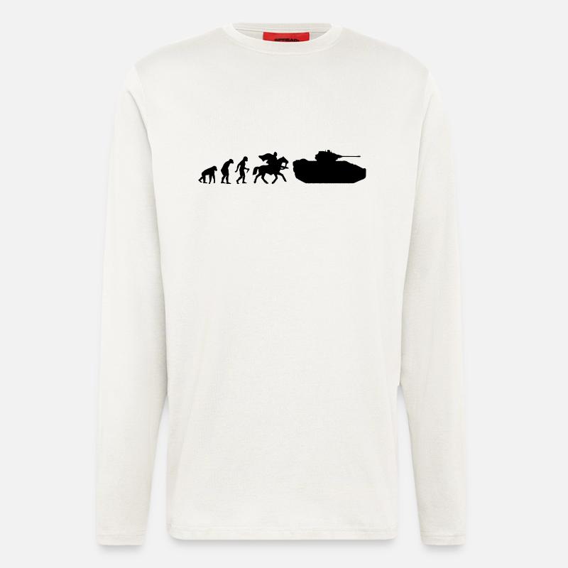 Evolution War - Longsleeve - made by SPREAD  - OFF WHITE