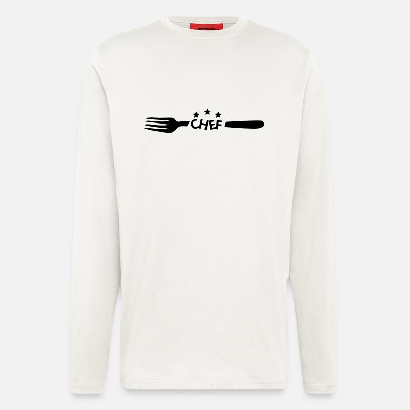 fourchette chef - Langarmshirt - made by SPREAD - OFF WHITE