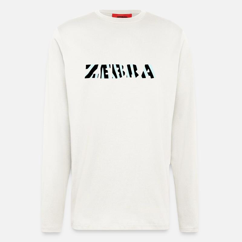 zebra - Langarmshirt - made by SPREAD  - OFF WHITE