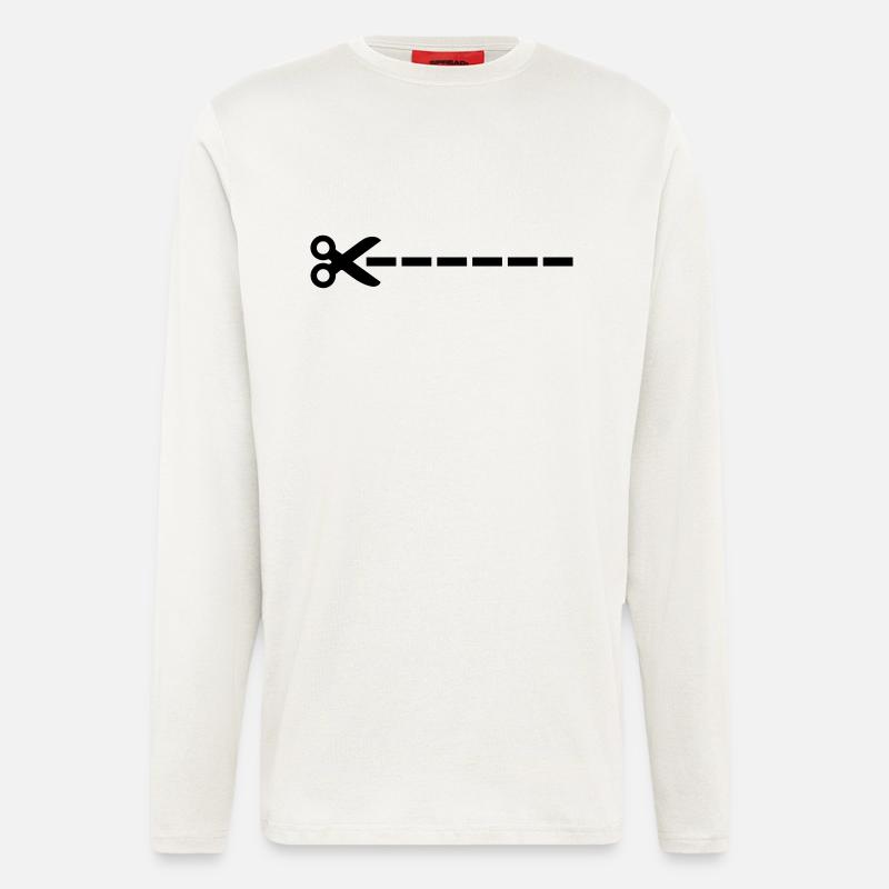 Schere - Langarmshirt - made by SPREAD - OFF WHITE
