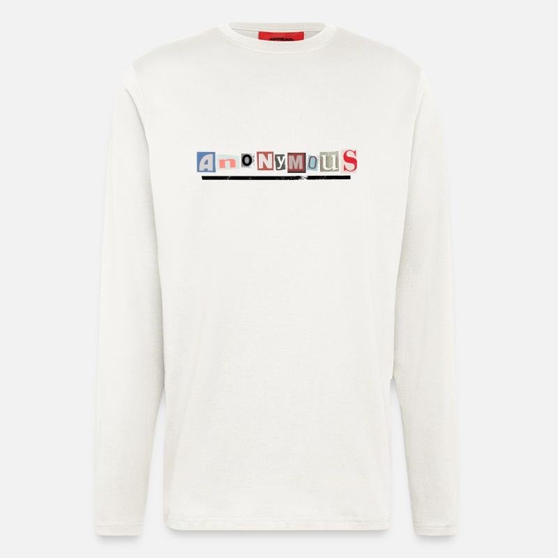 Anonymous - Langarmshirt - made by SPREAD  - OFF WHITE
