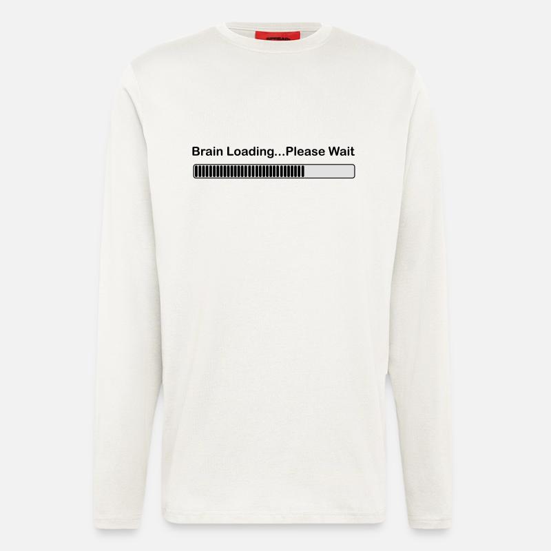 brainloading - Langarmshirt - made by SPREAD  - OFF WHITE