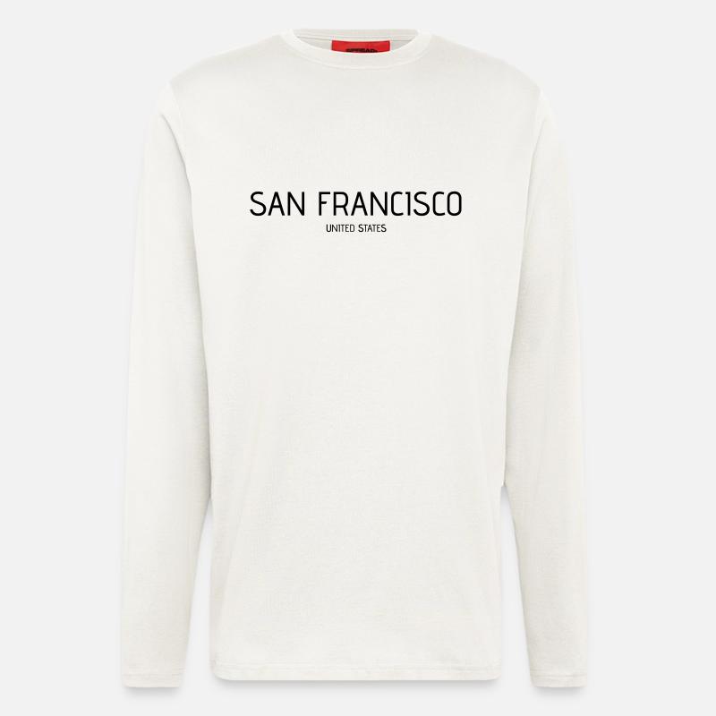 San Francisco - Langarmshirt - made by SPREAD  - OFF WHITE