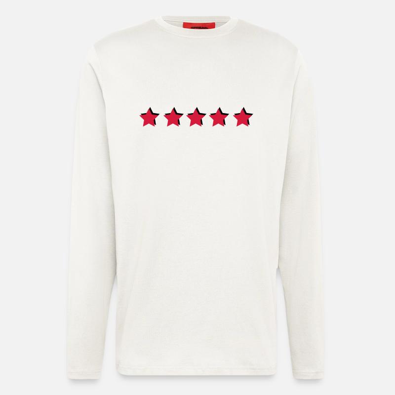 sterne - Langarmshirt - made by SPREAD  - OFF WHITE