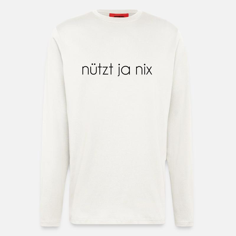 Nützt ja nix - Langarmshirt - made by SPREAD  - OFF WHITE