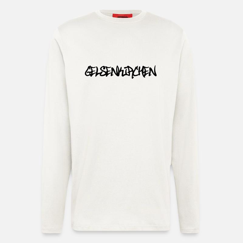 Gelsenkirchen Graffiti - Longsleeve - made by SPREAD  - OFF WHITE