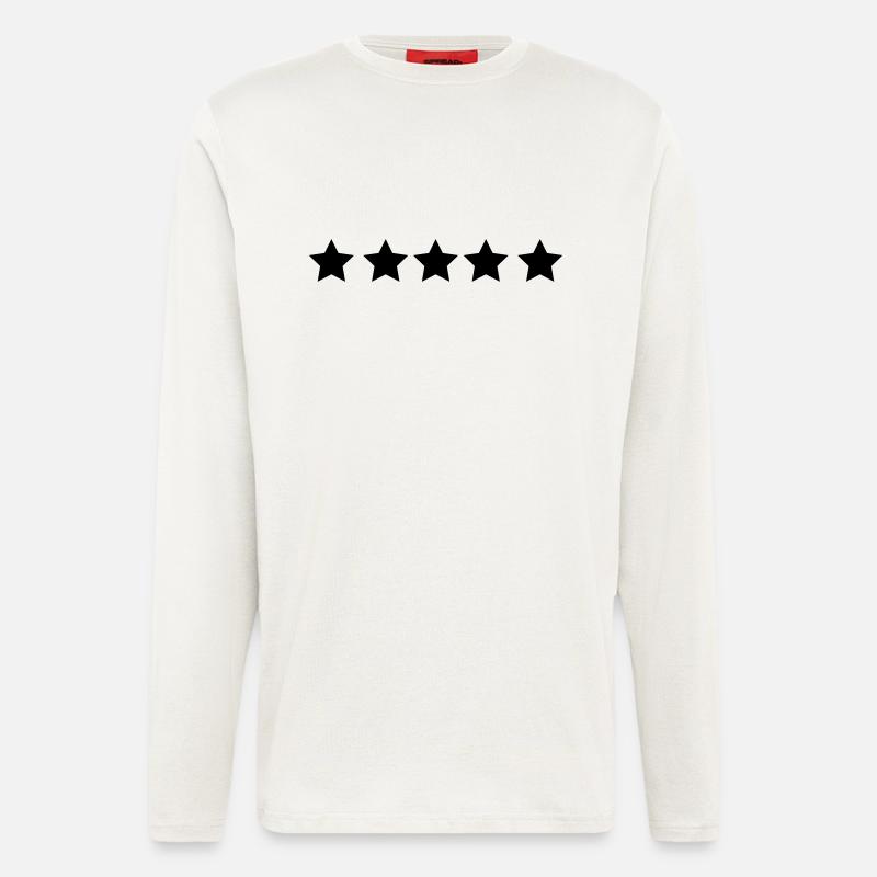 sterne - Langarmshirt - made by SPREAD  - OFF WHITE