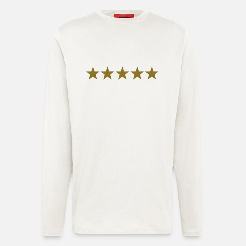 stars - Longsleeve - made by SPREAD  - OFF WHITE