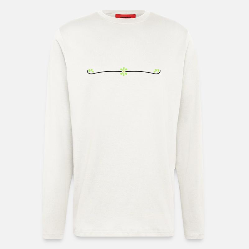 Blumenranke - Langarmshirt - made by SPREAD  - OFF WHITE