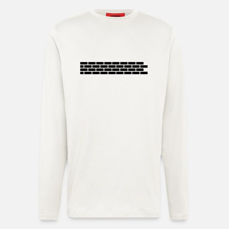 mauer__f1 - Langarmshirt - made by SPREAD  - OFF WHITE