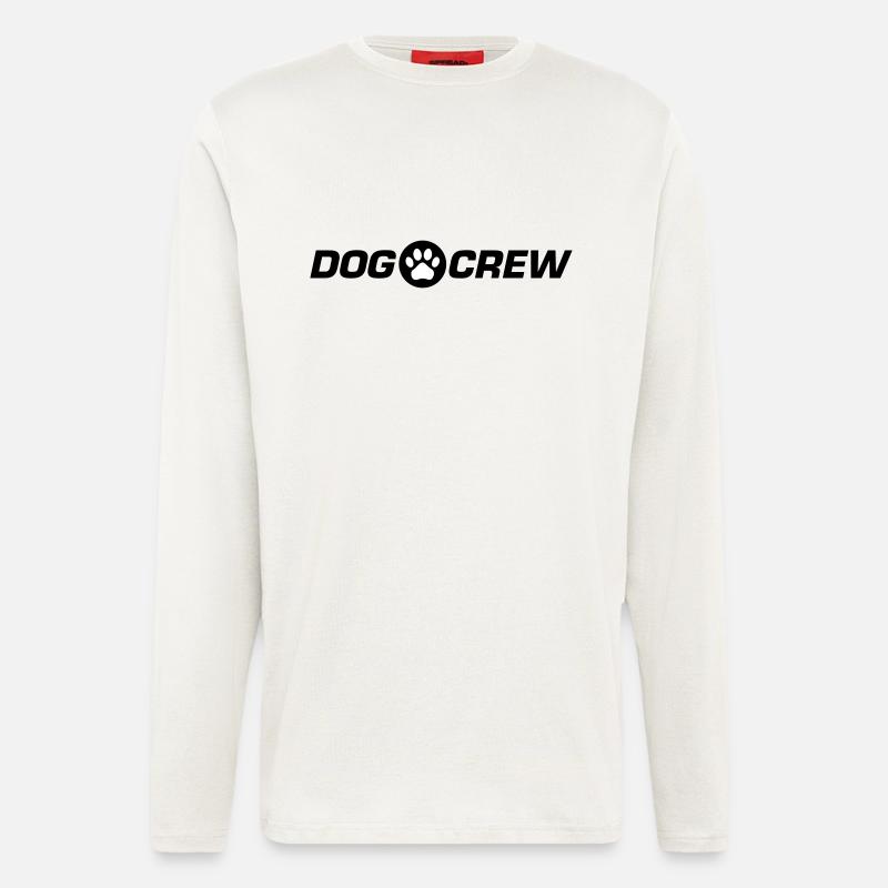Hunde Crew Hundepfote - Langarmshirt - made by SPREAD  - OFF WHITE