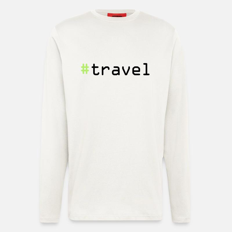 #travel - Langarmshirt - made by SPREAD  - OFF WHITE
