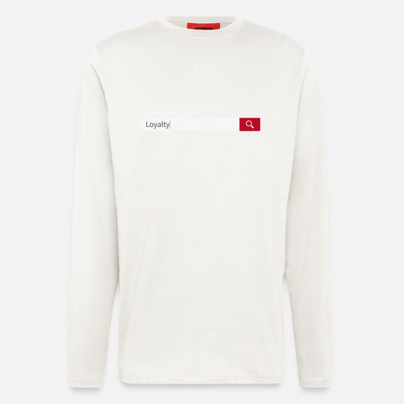 Search loyalty - Longsleeve - made by SPREAD  - OFF WHITE