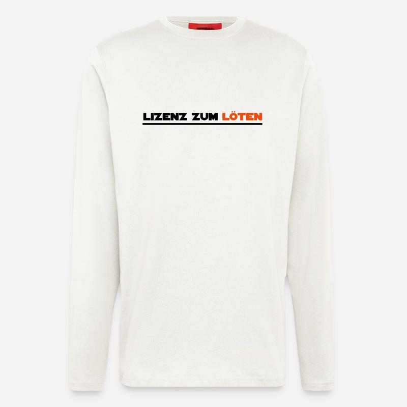 las - Manches longues bio décontracté fabriqué en UE - OFF WHITE