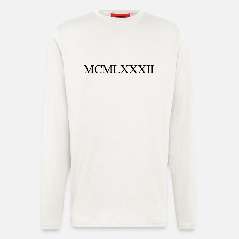 1982 - Langarmshirt - made by SPREAD  - OFF WHITE