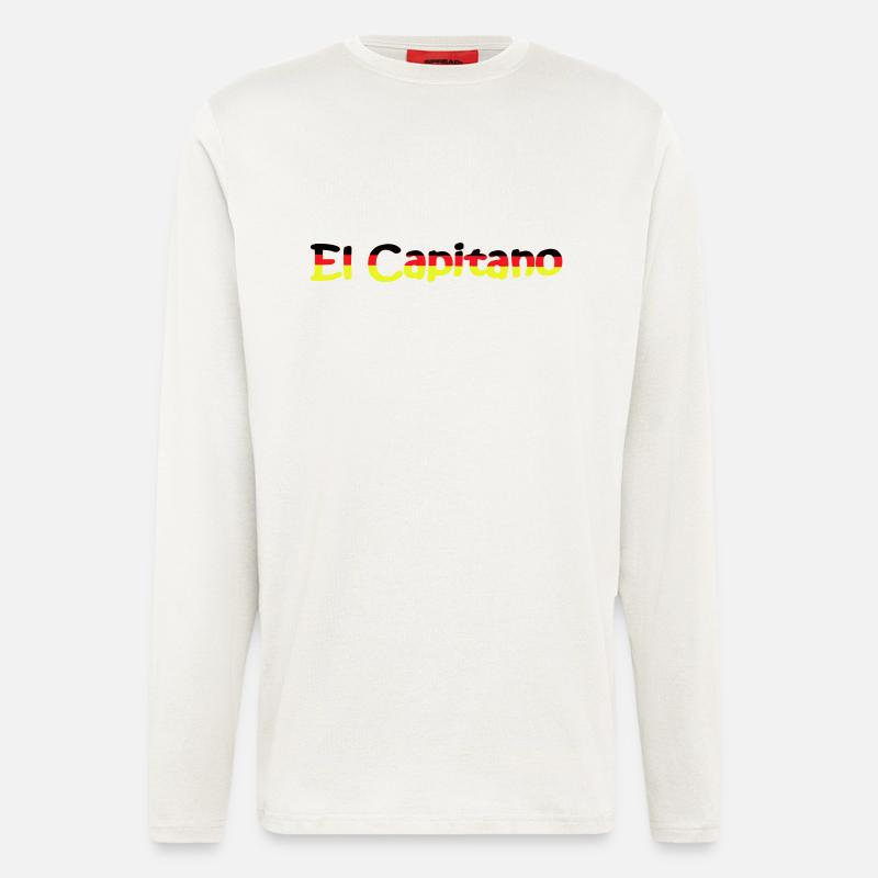 Fußball, el capitano - Langarmshirt - made by SPREAD  - OFF WHITE