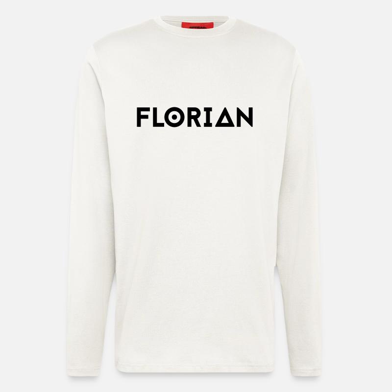 First name Florian - Longsleeve - made by SPREAD - OFF WHITE