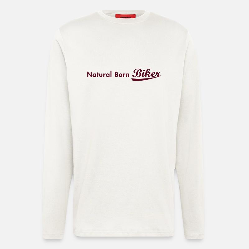 evolution_biker - Longsleeve - made by SPREAD  - OFF WHITE