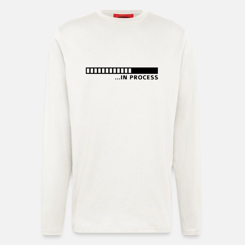 in_process__f1 - Langarmshirt - made by SPREAD  - OFF WHITE