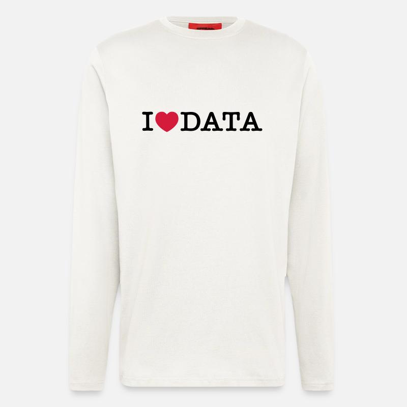 Data I Love - Longsleeve - made by SPREAD - OFF WHITE