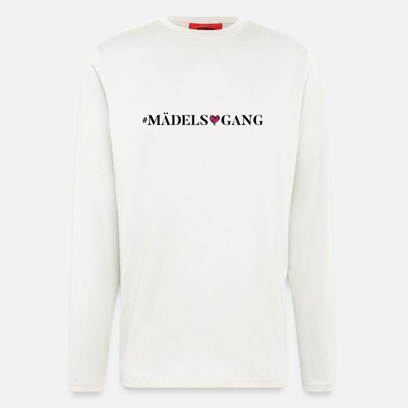 maedels gang herzchen - Langarmshirt - made by SPREAD  - OFF WHITE