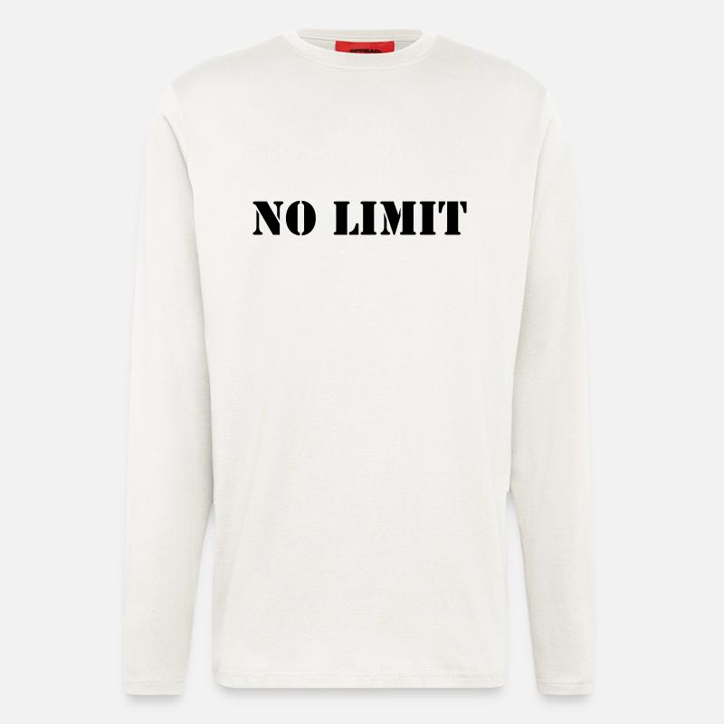 no_limit_01 - Longsleeve - made by SPREAD  - OFF WHITE