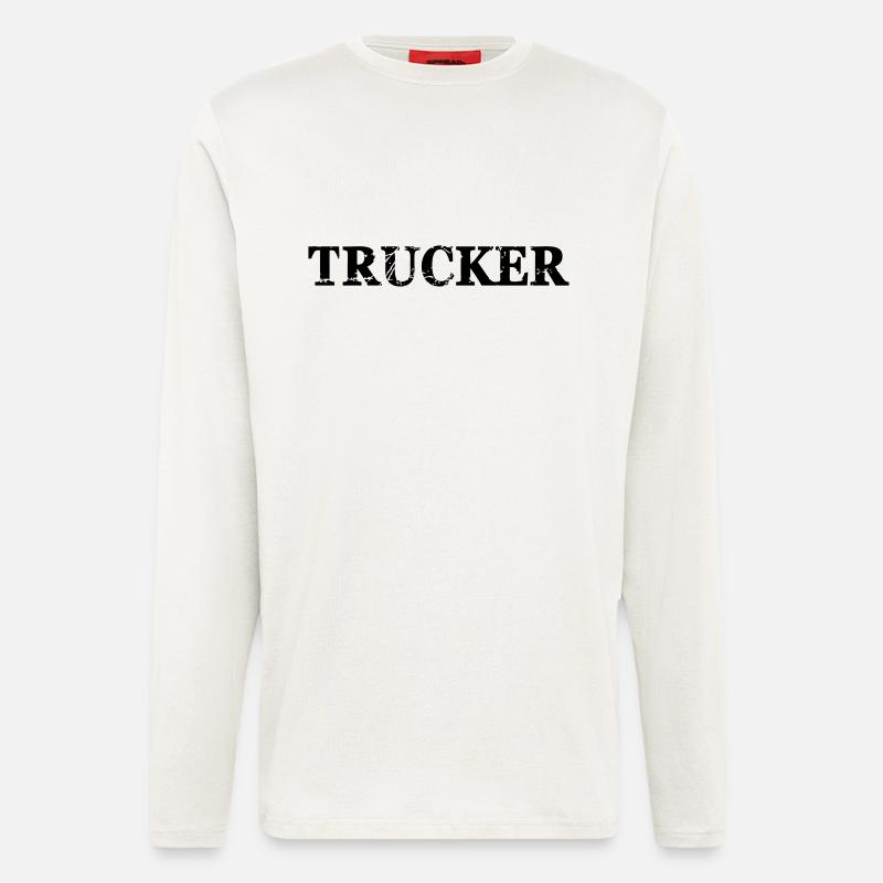 Trucker - Langarmshirt - made by SPREAD - OFF WHITE