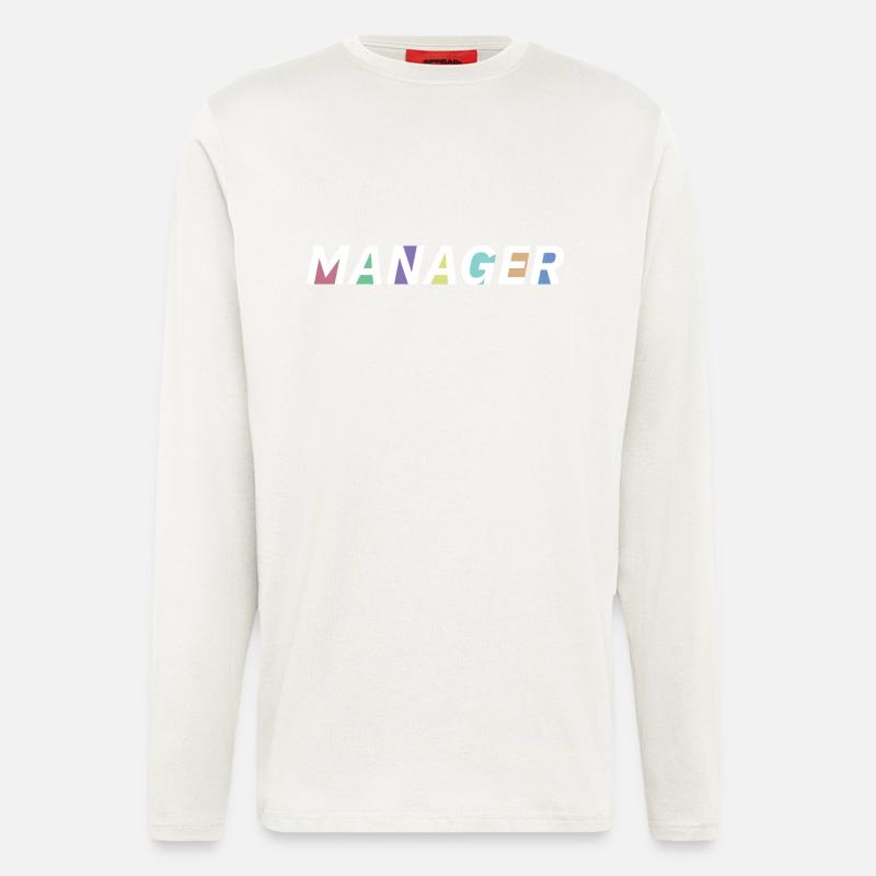 Der Manager - Langarmshirt - made by SPREAD  - OFF WHITE