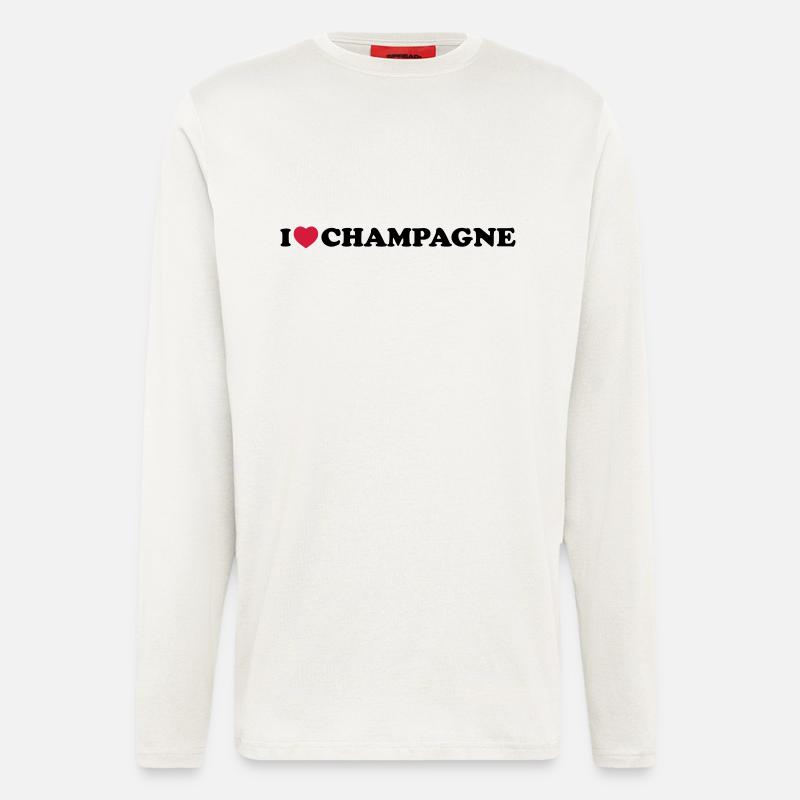 I_love_ - Langarmshirt - made by SPREAD  - OFF WHITE