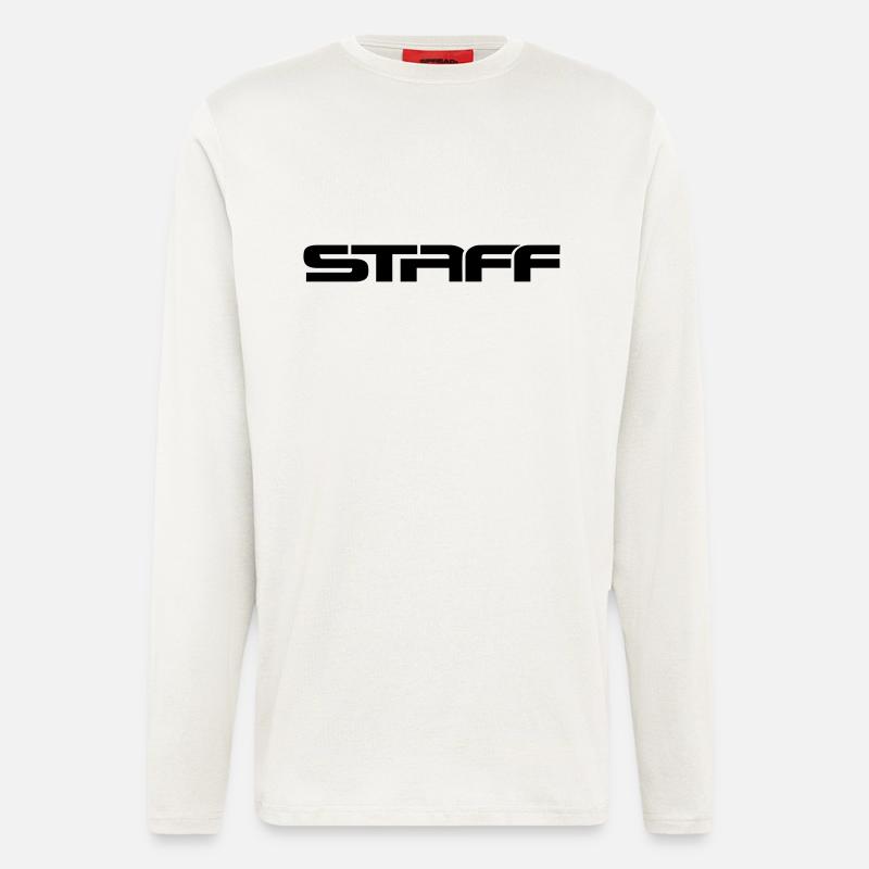Staff__V002 - Langarmshirt - made by SPREAD  - OFF WHITE
