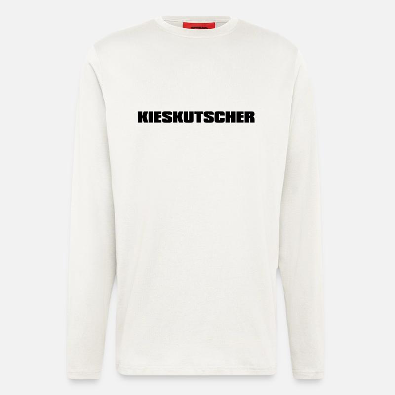 Kieskutscher, Kiesfahrer - Langarmshirt - made by SPREAD  - OFF WHITE