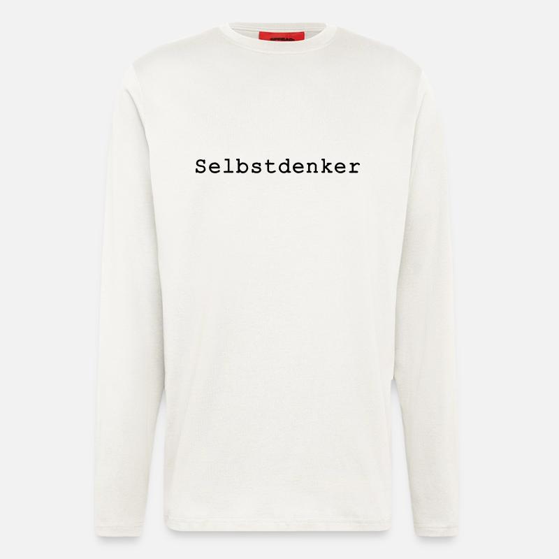 Selbstdenker - Langarmshirt - made by SPREAD - OFF WHITE