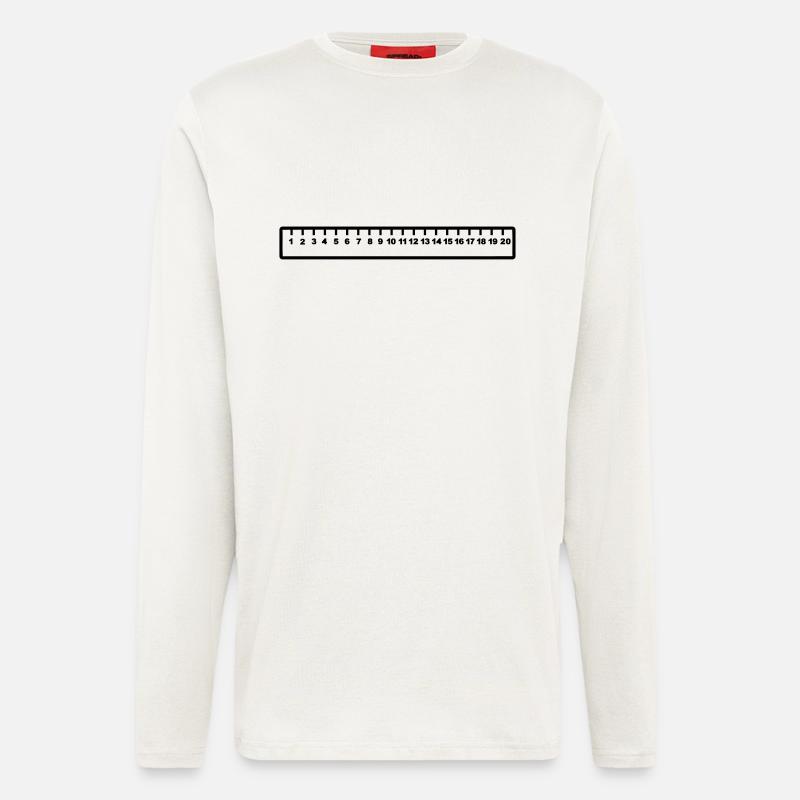 Lineal - Langarmshirt - made by SPREAD  - OFF WHITE