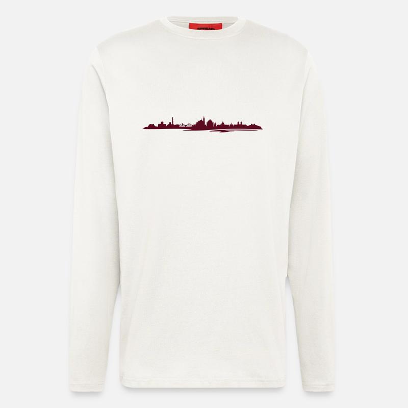 Skyline - Potsdam - Langarmshirt - made by SPREAD  - OFF WHITE
