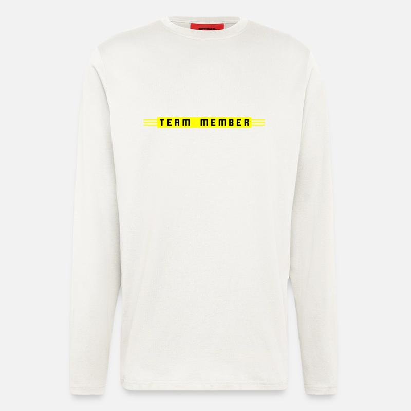 Team Member - Langarmshirt - made by SPREAD  - OFF WHITE
