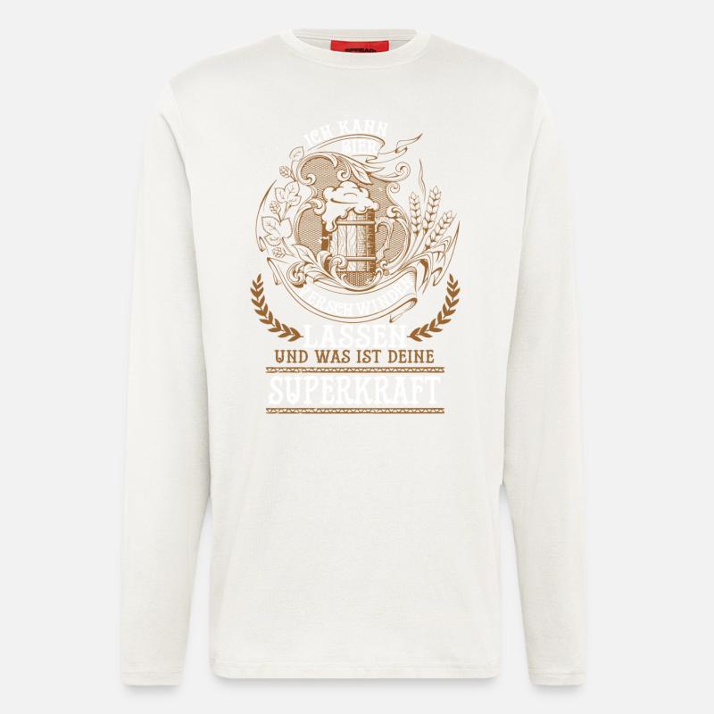 Bier - Langarmshirt - made by SPREAD  - OFF WHITE