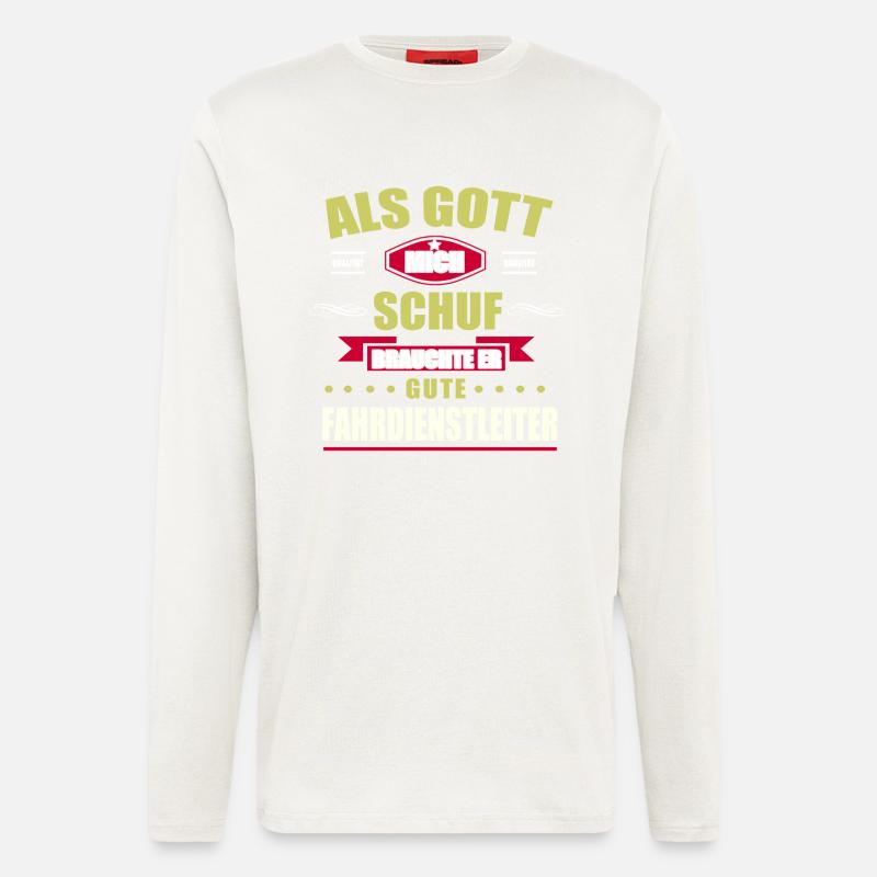 FAHRDIENSTLEITER-GESCHENK - Langarmshirt - made by SPREAD  - OFF WHITE