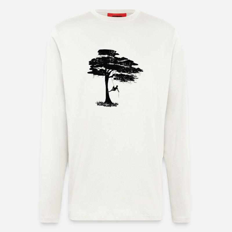 Tree climber design - Longsleeve - made by SPREAD  - OFF WHITE