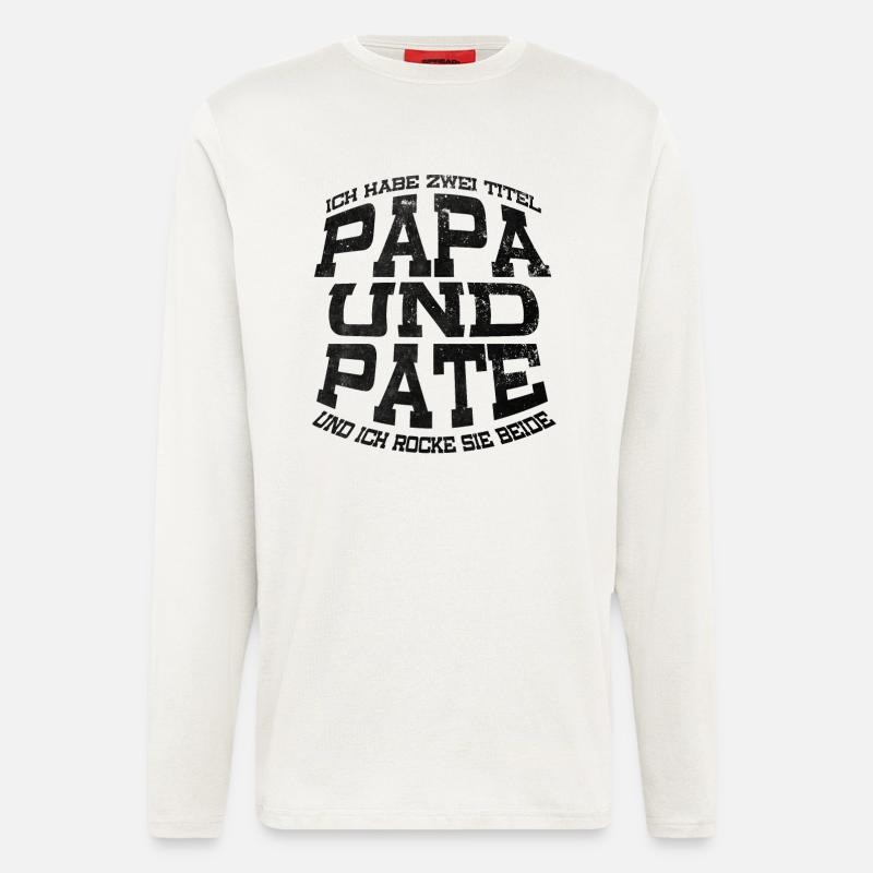 Papa Pate - Langarmshirt - made by SPREAD  - OFF WHITE