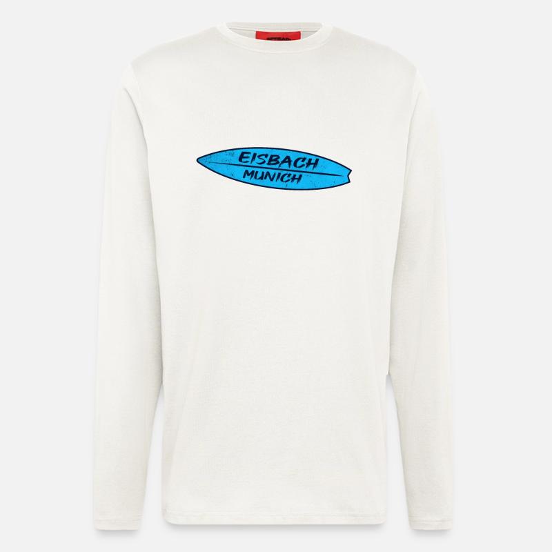 Eisbach München - Langarmshirt - made by SPREAD  - OFF WHITE